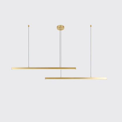 Multi-rod LED chandelier