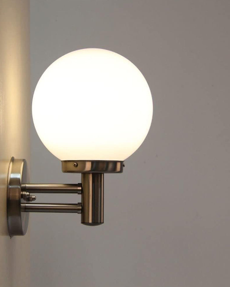 Orbital Outdoor Wall Light – Contemporary Design and Chrome Elegance
