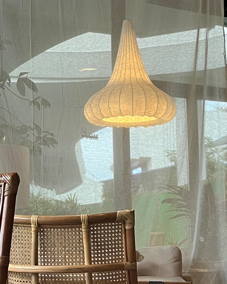 Suspension – Conical Elegance in Silk