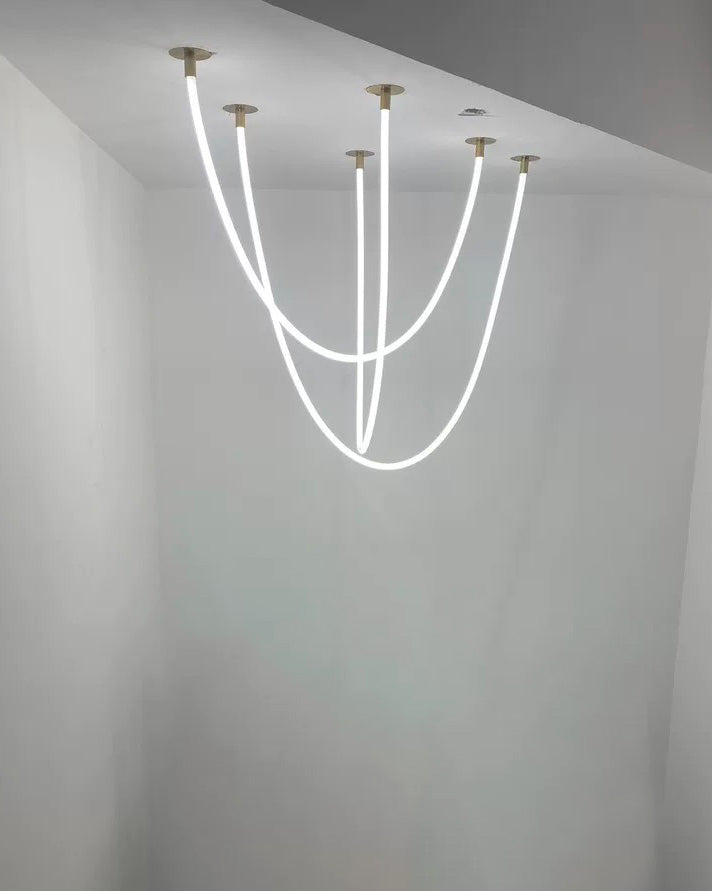 LED Rope Chandelier