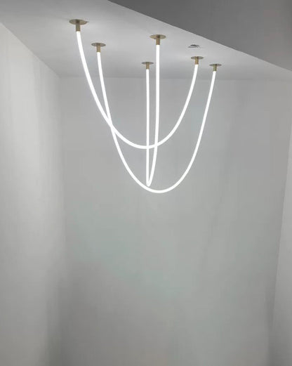 LED Rope Chandelier
