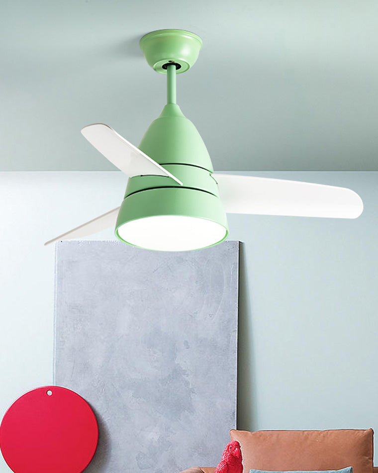 Compact 3-blade ceiling fan - Briza Color