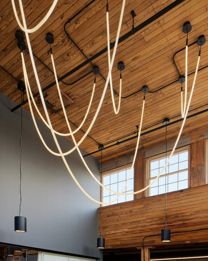 LED Rope Chandelier