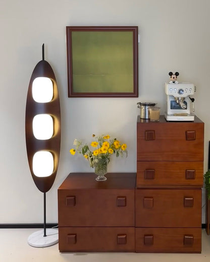 Eclipse Wood Floor Lamp