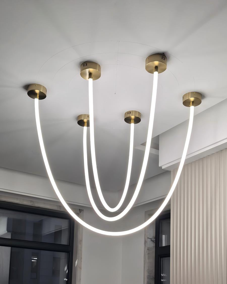 LED Rope Chandelier