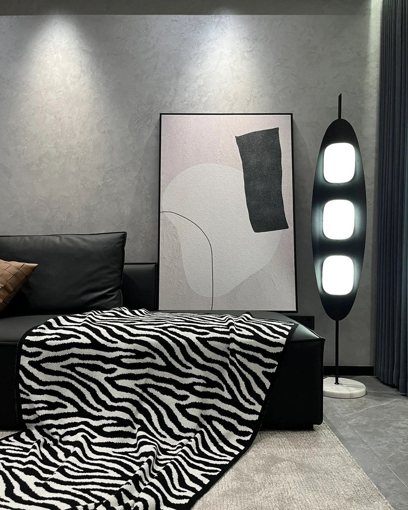 Eclipse Wood Floor Lamp