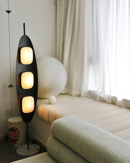 Eclipse Wood Floor Lamp