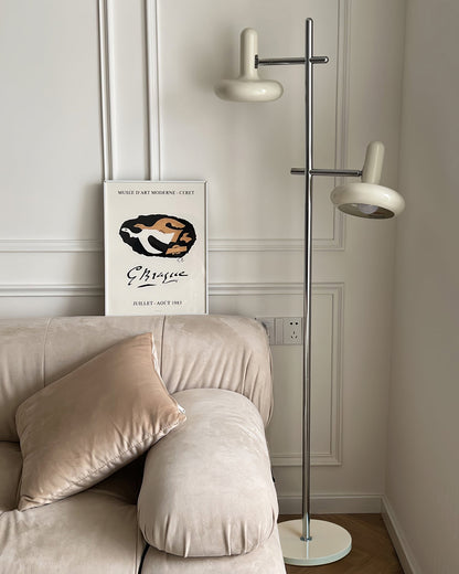 Lampadaire Double Orientable Style Bauhaus
