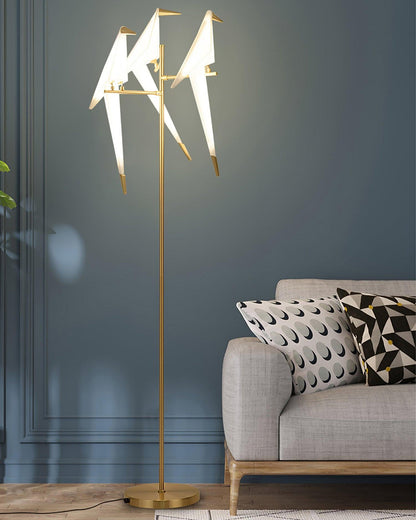 Origami Avian Floor Lamp