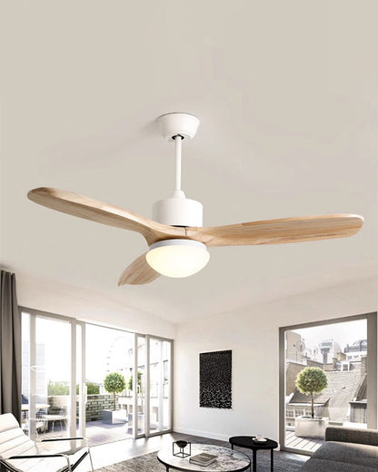 AeroLuna fan with round shade