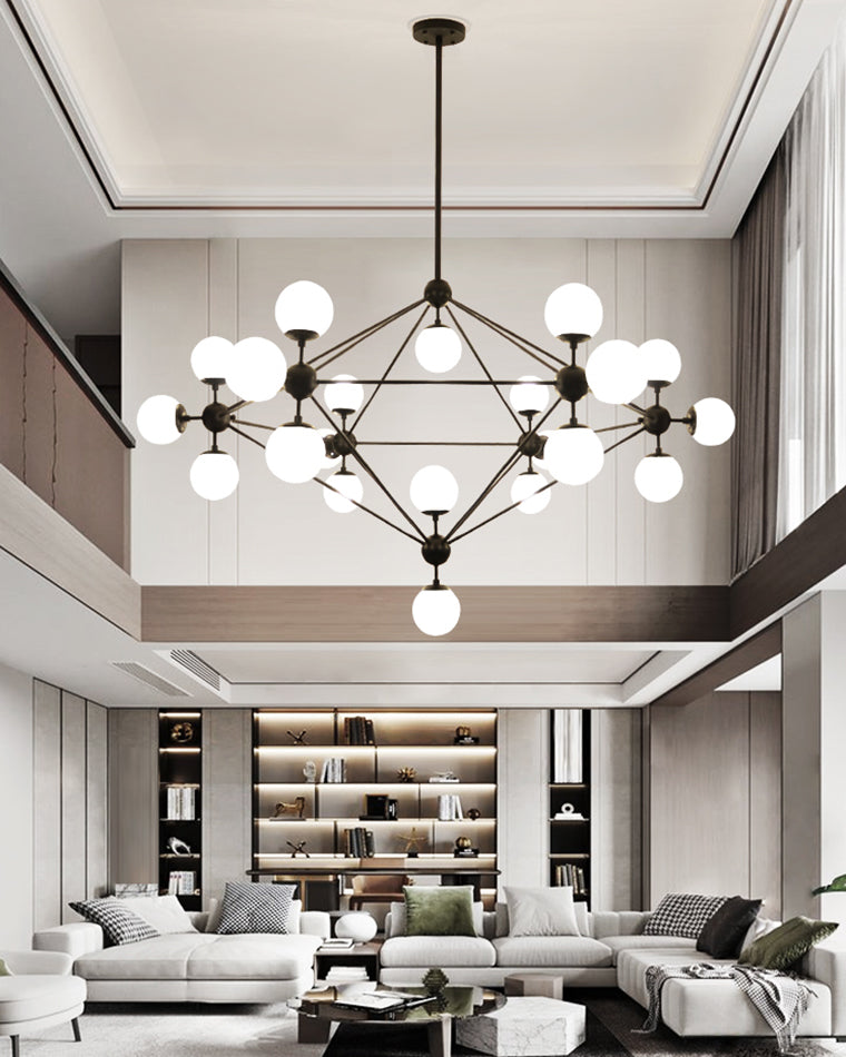 Spherical Chandelier - Sputnik Shine