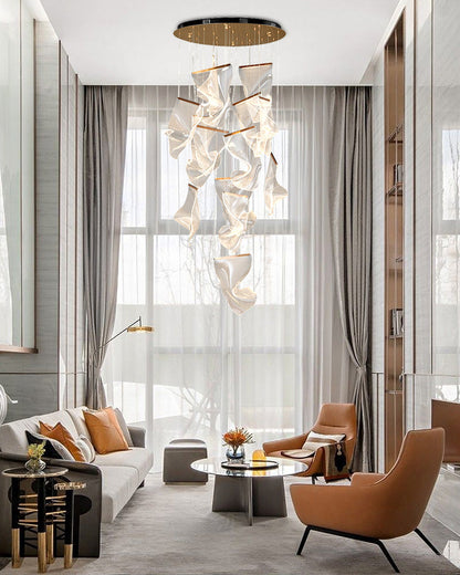 Brass Breeze Chandelier
