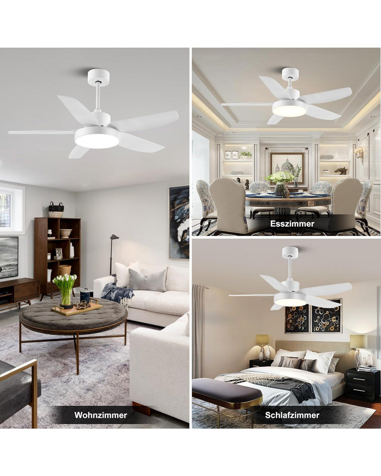 BreezeLine™ White Ceiling Fan