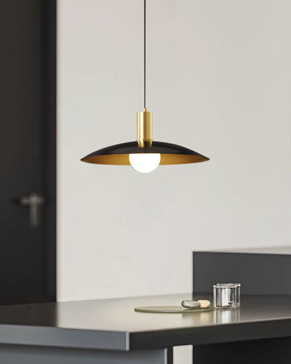 Brass Conical Kitchen Pendant Light