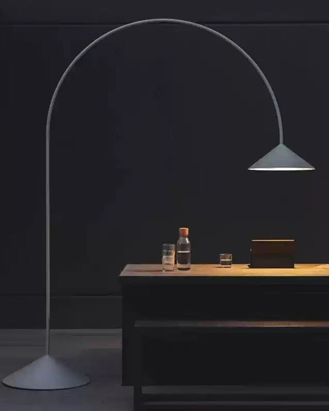 Arc Floor Lamp with Cone Shade