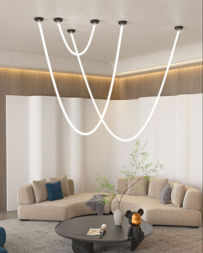 LED Rope Chandelier