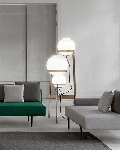 Glass Cloud Floor Lamp