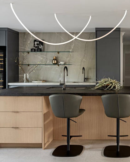 LED Rope Chandelier
