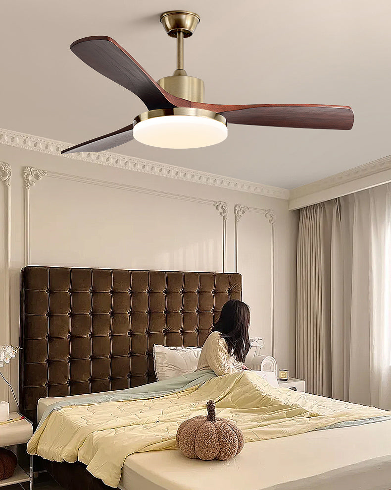 Walnut Radiance Ceiling Fan