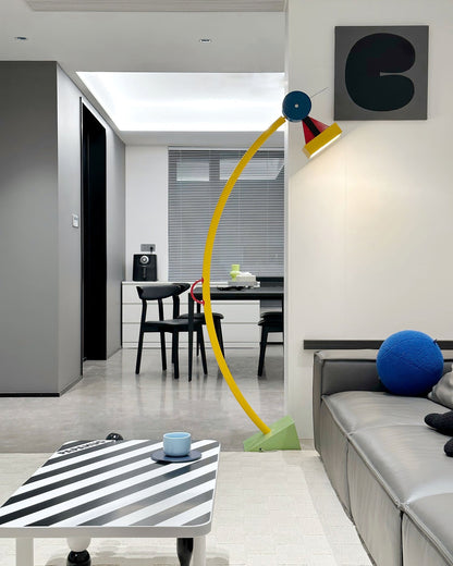 Lampadaire Arc Multicolore