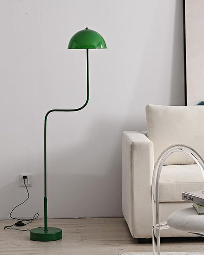 Telescopic Floor Lamp with Glass Dome