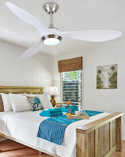 Bora white ceiling fan