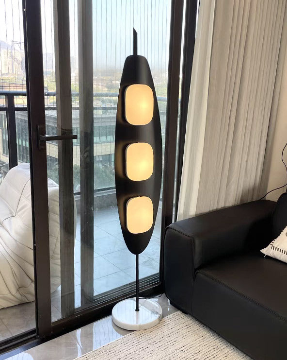 Eclipse Wood Floor Lamp