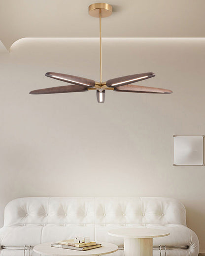 Luminis 3/5 Lights Wooden Chandelier