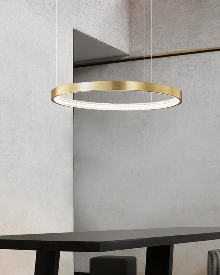 Orion Circular Brass Chandelier