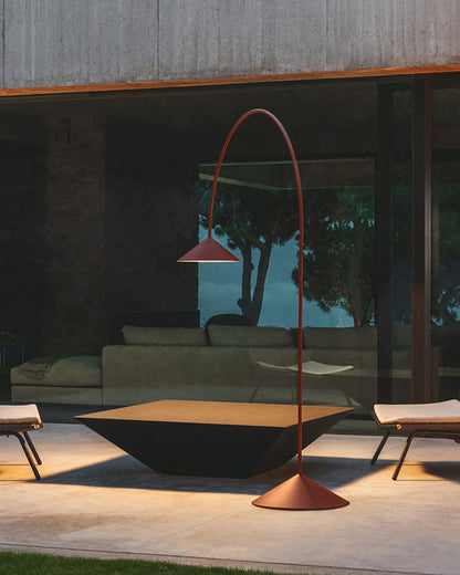 Arc Floor Lamp with Cone Shade