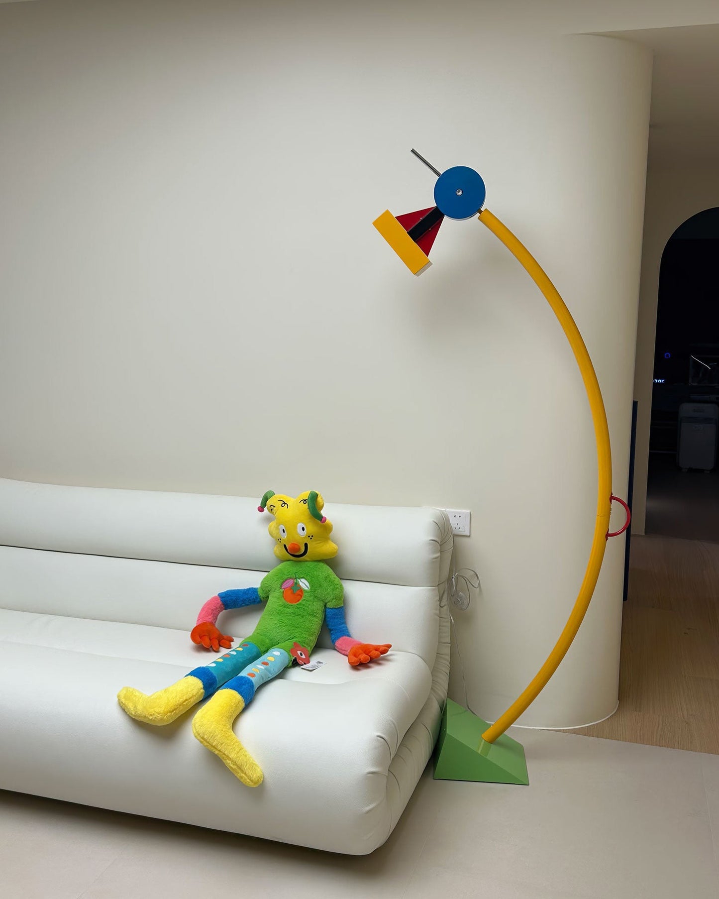 Lampadaire Arc Multicolore