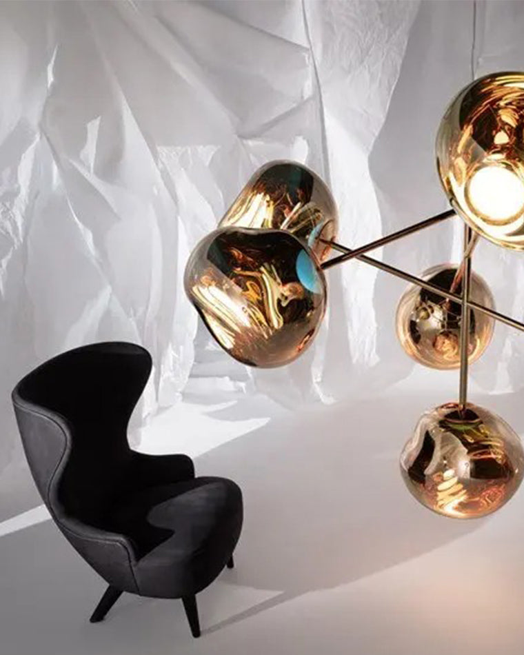 Orbit Mirror Chandelier