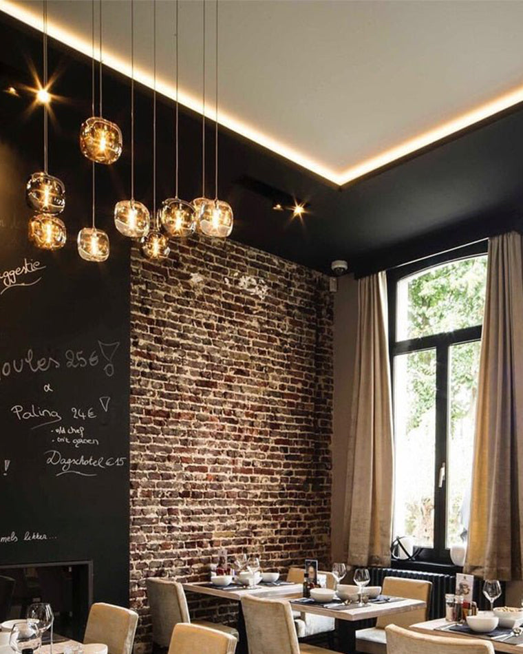 Hanging Chandelier - Elegance Glass
