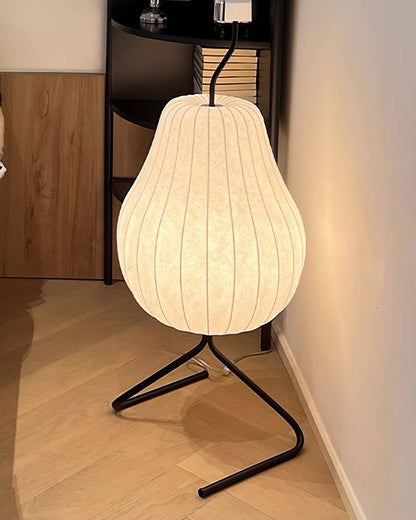 Silk Pear Lantern Floor Lamp