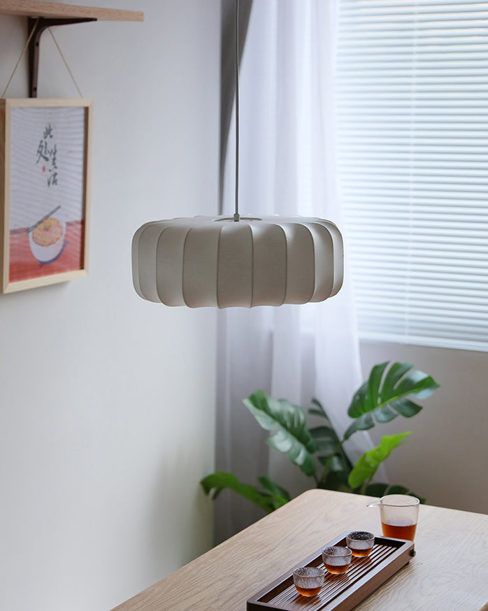 Elegant Silk Pendant Light
