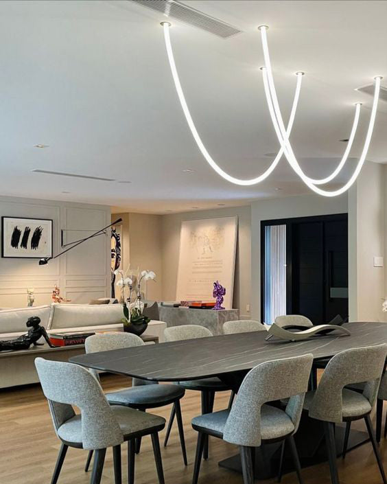 LED Rope Chandelier