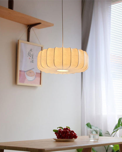 Elegant Silk Pendant Light