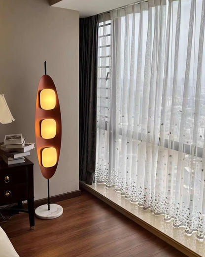Eclipse Wood Floor Lamp