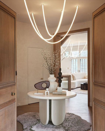 LED Rope Chandelier