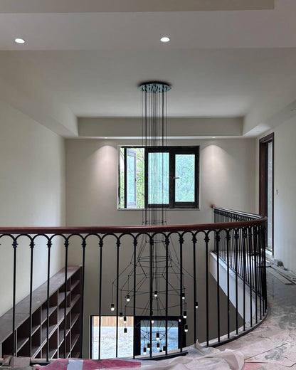 Sculptural Wire Chandelier