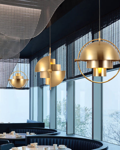 Suspension - Metallic Horizon Globe