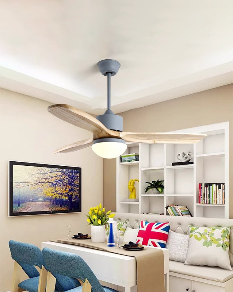 AeroLuna fan with round shade