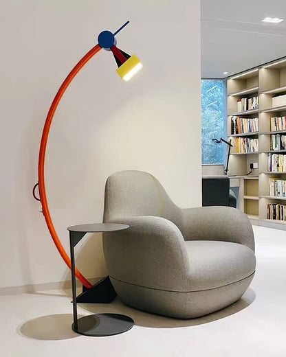 Lampadaire Arc Multicolore