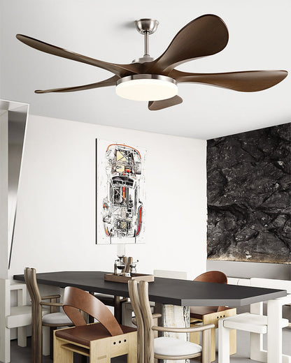 Mid-Century Elegance Ceiling Fan