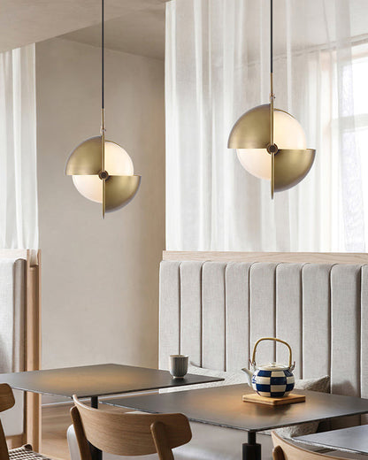 Adjustable Glass Globe Elegance Pendant Light