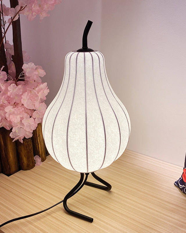 Lampadaire Lanterne Poire en Soie