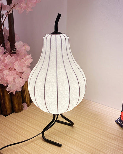 Silk Pear Lantern Floor Lamp