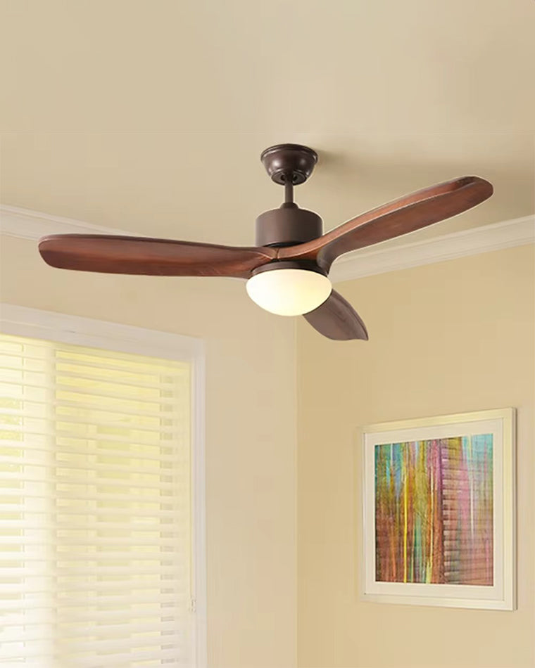 AeroLuna fan with round shade
