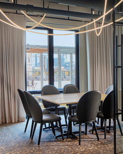 LED Rope Chandelier