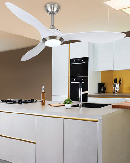 Bora white ceiling fan